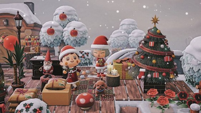 Animal Crossing Christmas Ideas - celebration