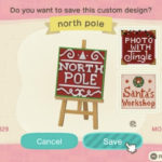 Animal Crossing Christmas Ideas - North Pole custom design