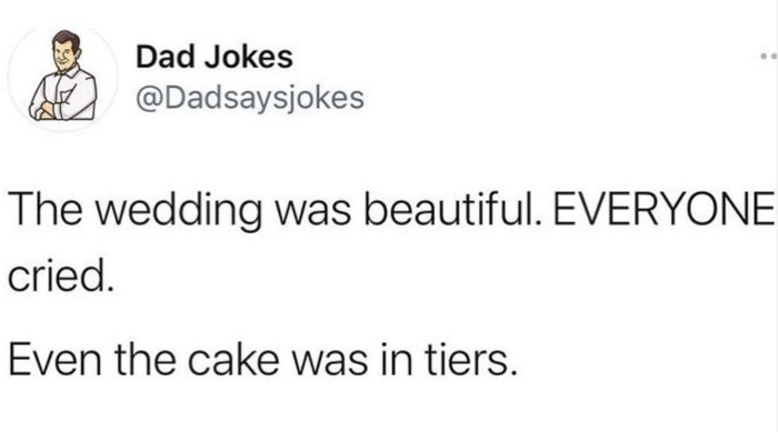 Baking Puns - Cake in Tiers