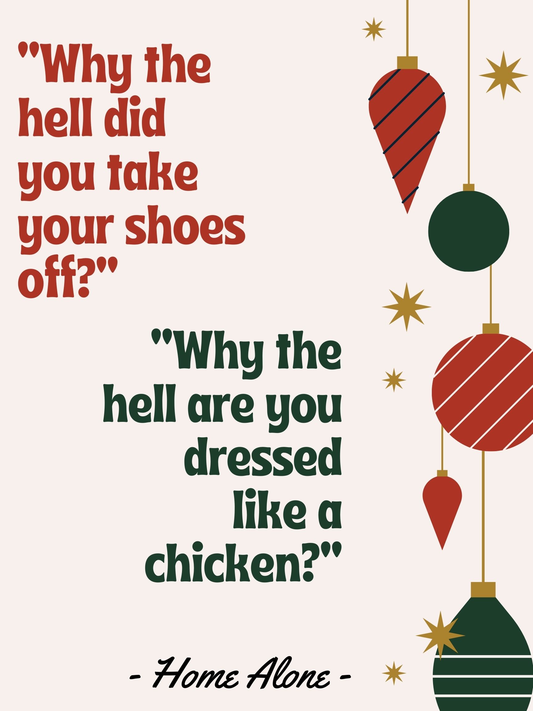 Funny Christmas Movie Quotes - Home Alone