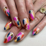 Gel Nail Designs - Abstract Nails