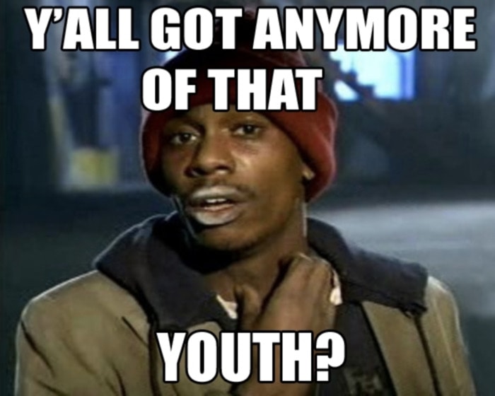 Happy Birthday Meme - Youth