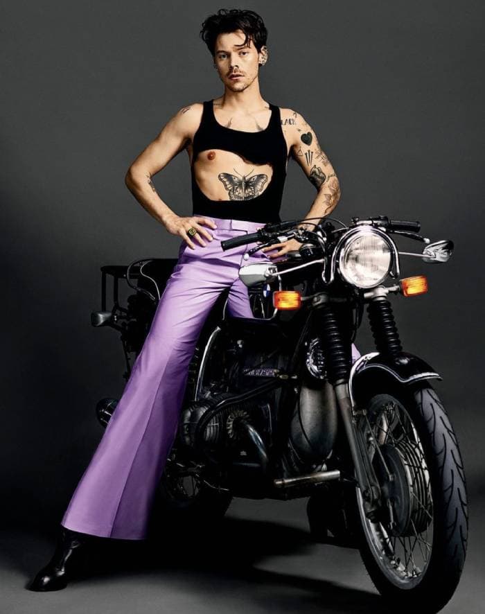 Harry Styles Pleasing - motorcycle