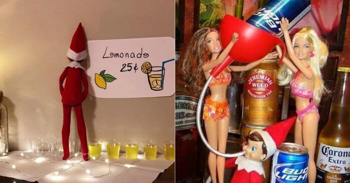 Naughty Elf on the Shelf 