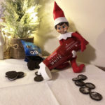 Naughty Elf on the Shelf - toothpaste Oreos
