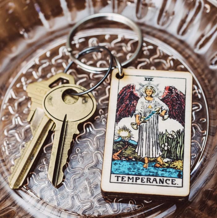 Sagittarius - Temperance Keychain