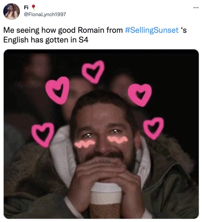 Selling Sunset Season 4 Tweets Memes - romains accent