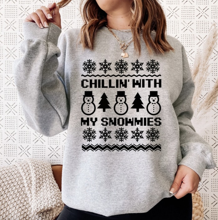 Snow Puns - Chillin' with my snowmies