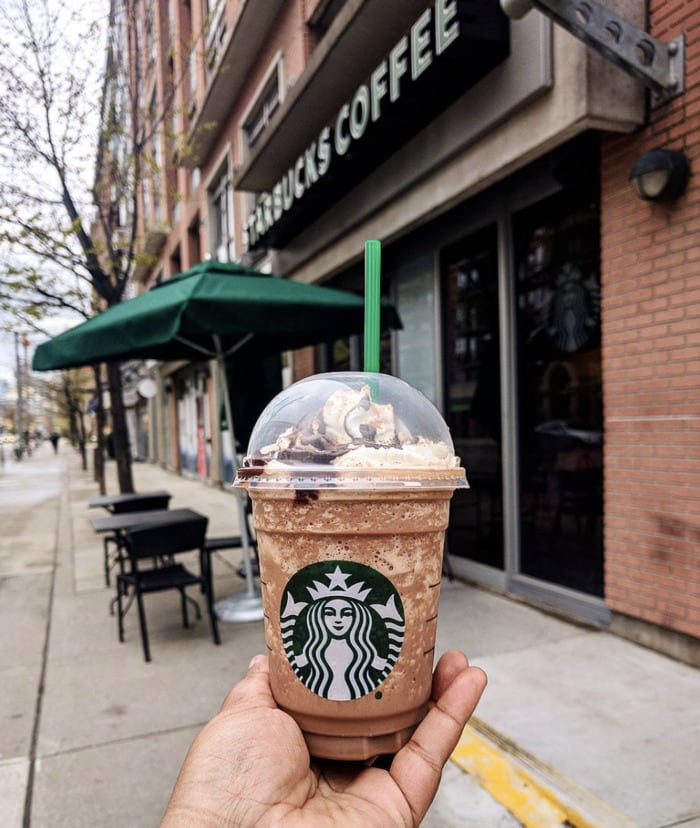 Starbucks Holiday Drinks - Ferrero Rocher Frappuccino