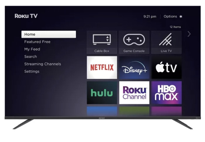 Target Black Friday Deals 2021 - Element 65" 4K UHD HDR Frameless Roku TV