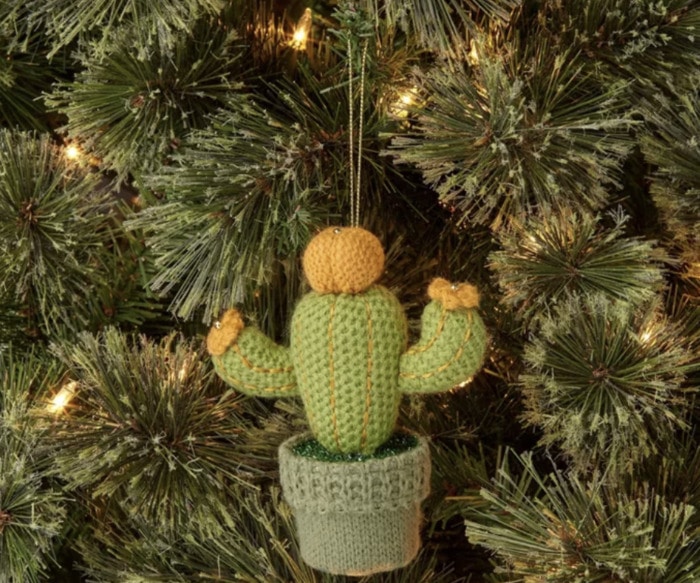 Target Christmas Decorations - cactus ornament