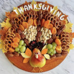 Thanksgiving Charcuterie Boards - Turkey snack plate