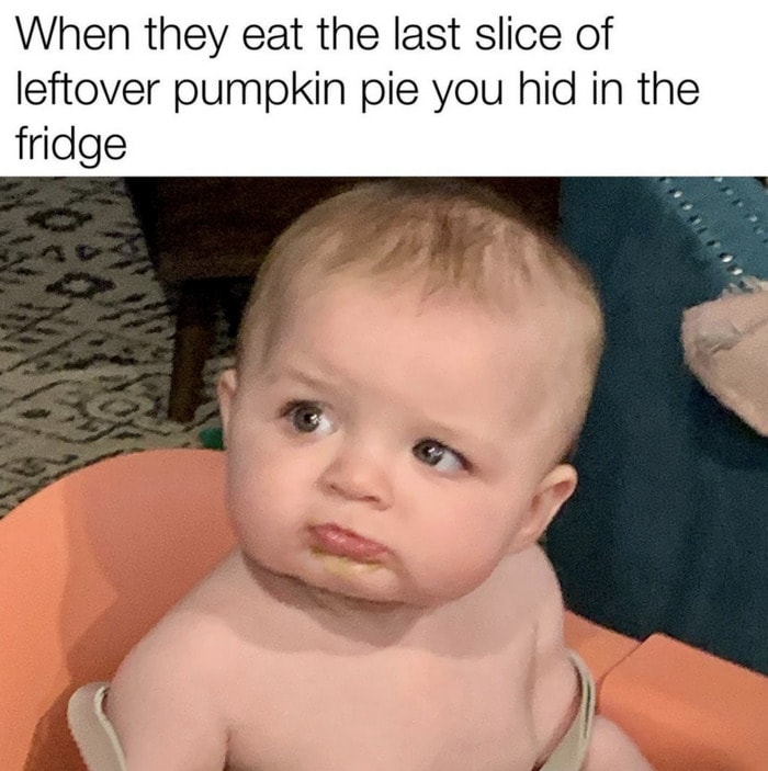 Thanksgiving Memes - pumpkin pie
