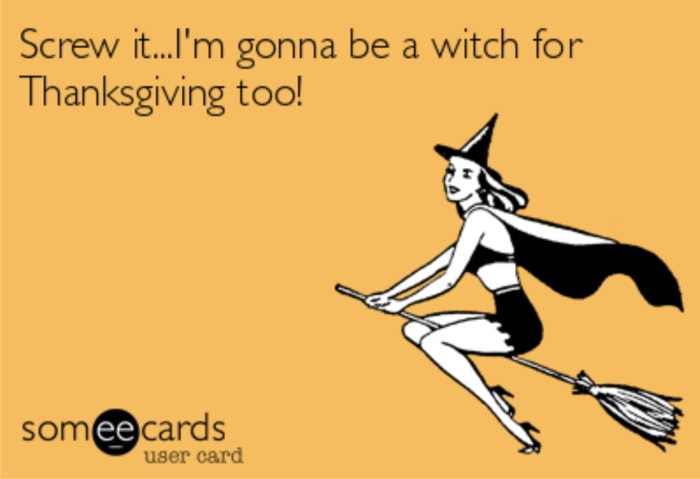 Thanksgiving Memes - witch