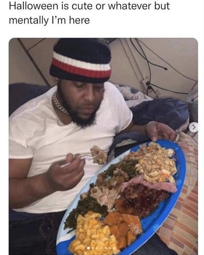 Thanksgiving Memes - mentally here