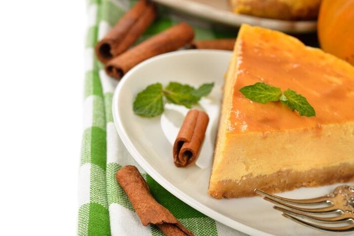 Thanksgiving Desserts - pumpkin cheesecake