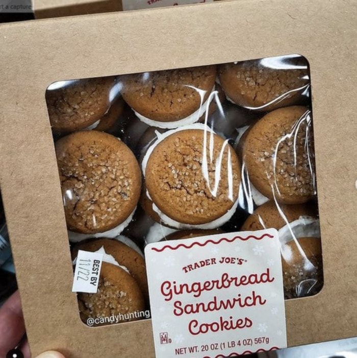 Trader Joe's Holiday Items - Gingerbread Sandwich Cookies