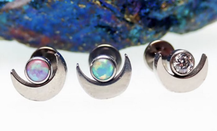 Face Piercings - titanium earrings