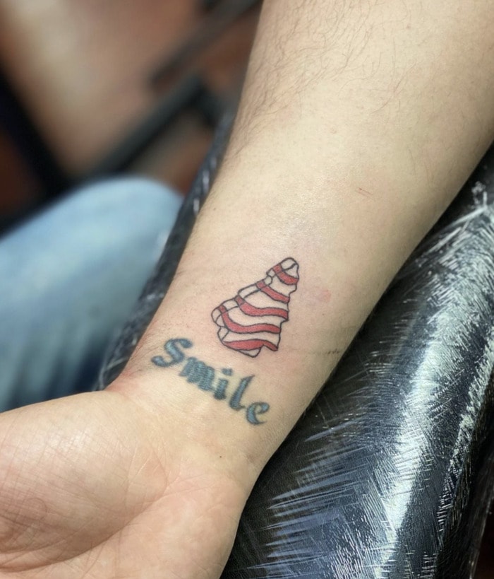 Bad Christmas Tattoos - Little Debbie Snack Cake