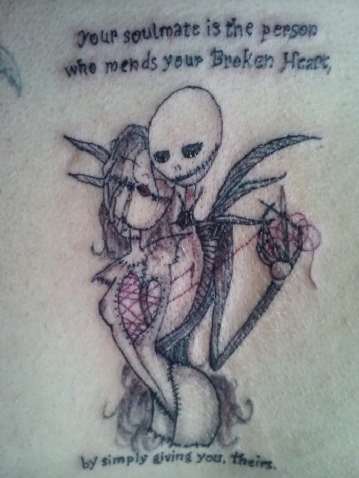 Bad Christmas Tattoos - Nightmare Before Christmas