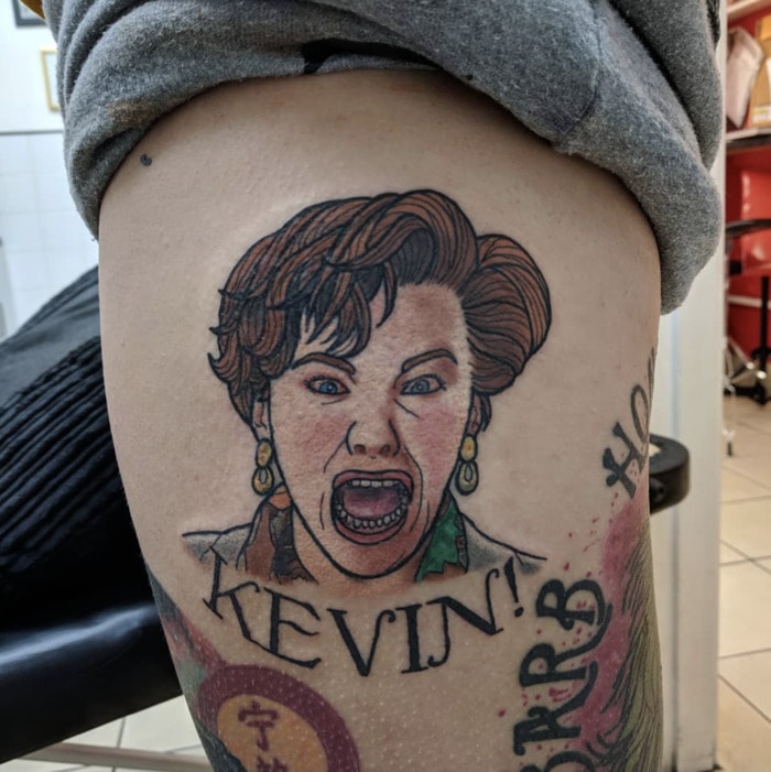 Bad Christmas Tattoos - Home Alone Kevin Catherine O'Hara