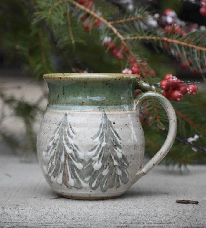 Best Coffee Best Coffee Mugs - Evergreen Tree CeramicMugs - Ceramic Evergreen Tree