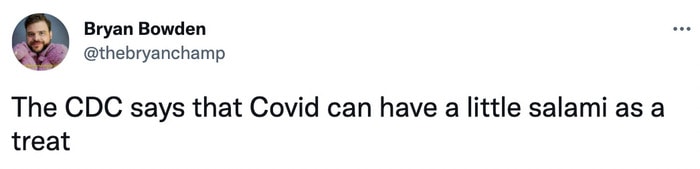 CDC Says Tweets - a little salami