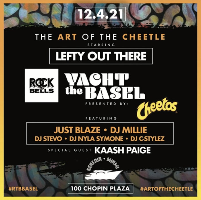 Cheeto Art - Yacht the Basel DJ Ad