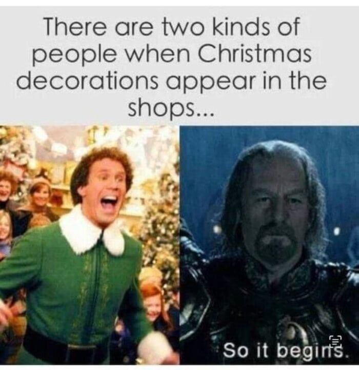 Christmas Memes - two kinds of christmas people