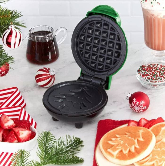 Dash Christmas Mini Waffle Maker