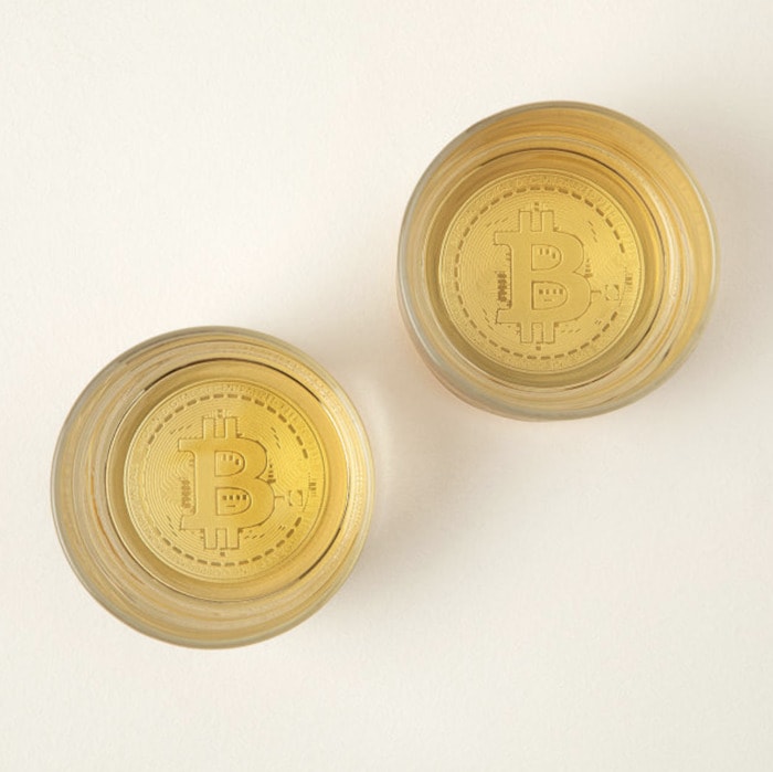 Gifts for Wife - Bitcoin Rock Glasses
