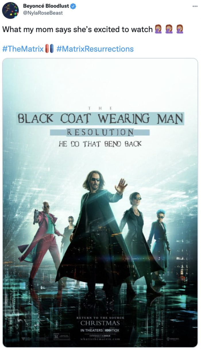 Matrix Resurrections Memes - black coat wearing man