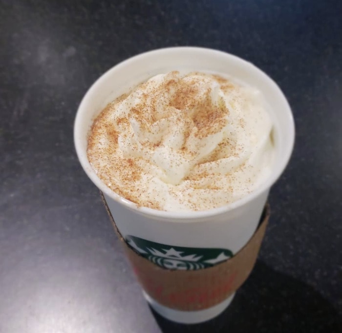 Starbucks Secret Menu Hot Drinks - Snickerdoodle