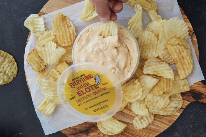 Trader Joe's Snacks - Everything and the Elote Greek Style Yogurt Dip