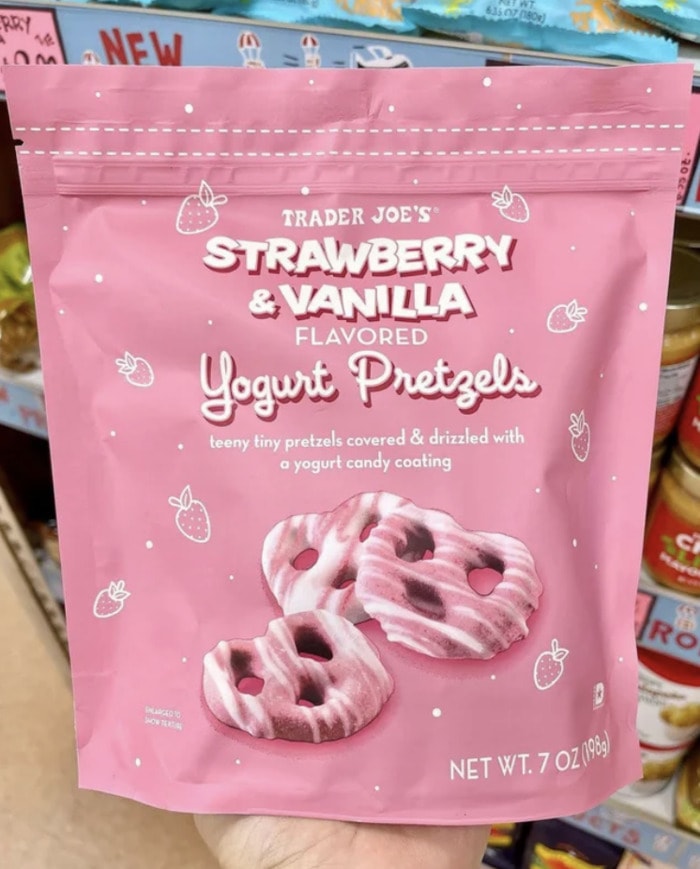 Trader Joe's Snacks - strawberry vanilla yogurt pretzels