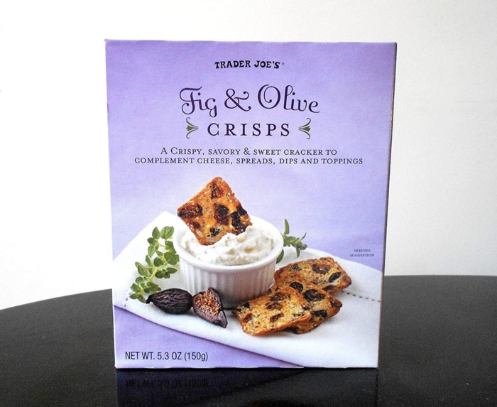 Trader Joe's Snacks - fig & olive crisps