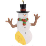 Ugly Christmas Ornament - Peed on Snowman