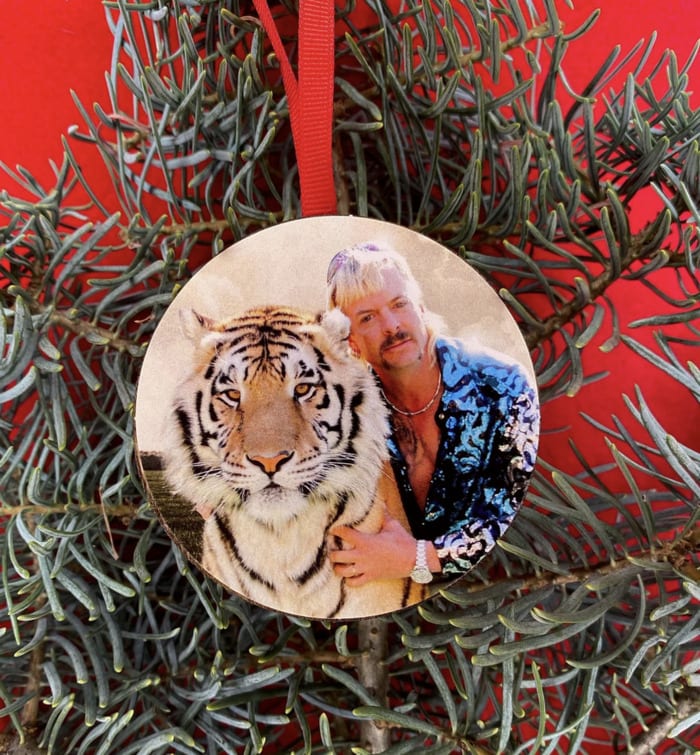 Ugly Christmas Ornament - joe exotic