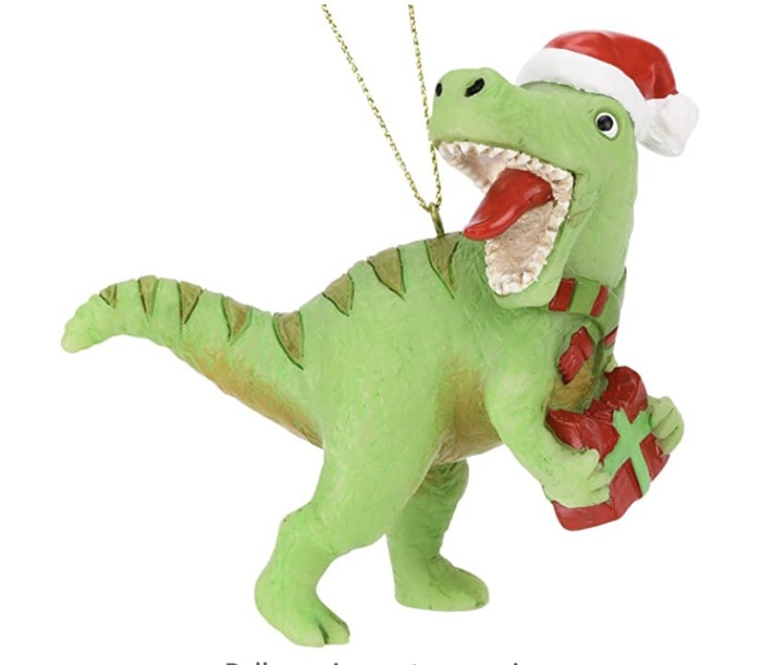 Ugly Christmas Ornament - t rex