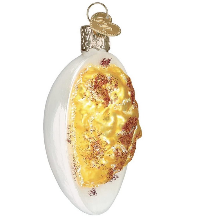 Ugly Christmas Ornament - Deviled Egg