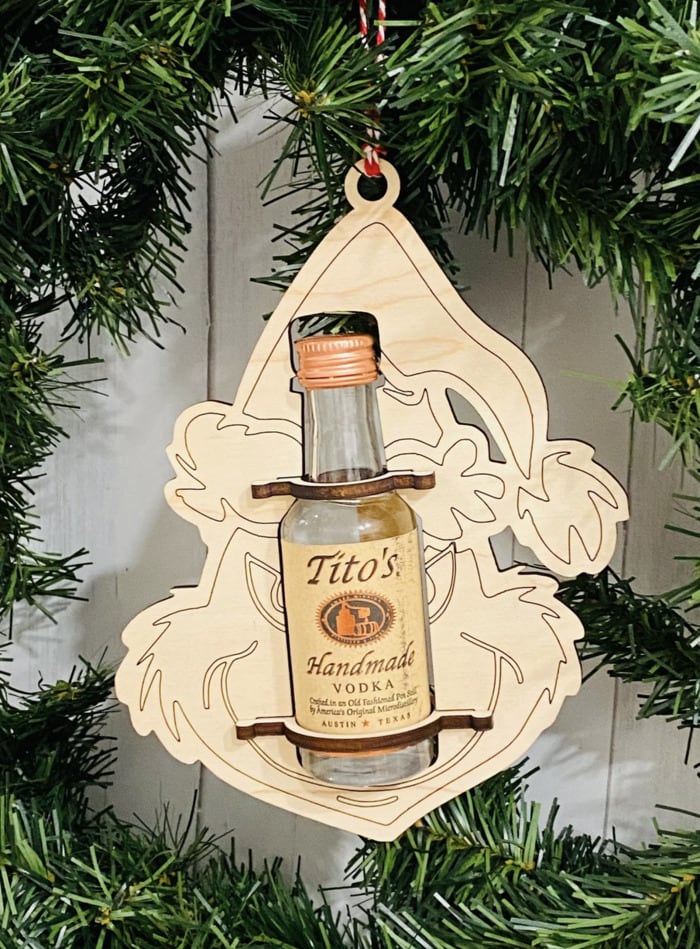 Ugly Christmas Ornament - Vodka