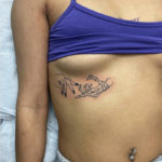 Underboob Tattoos - artistic hands