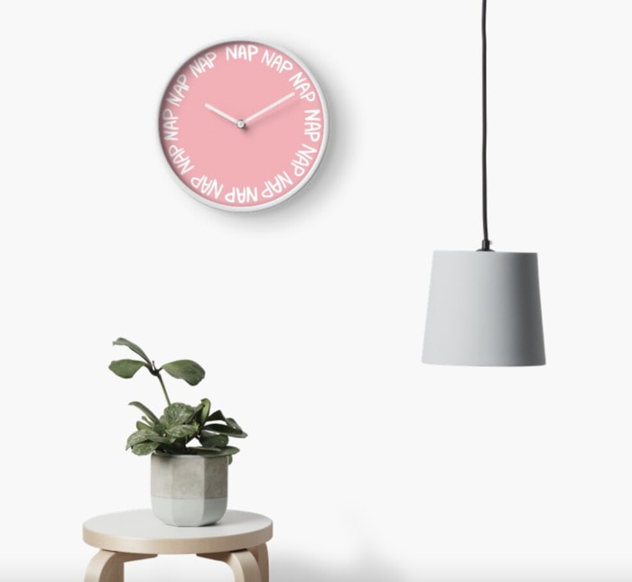 White Elephant Gift Ideas - Nap O'Clock Clock