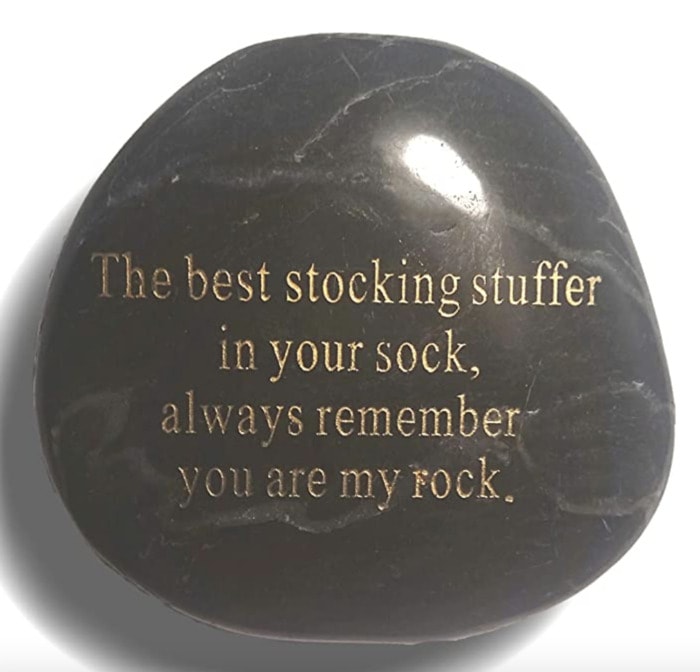 Best Stocking Stuffers for Men - engraved rock