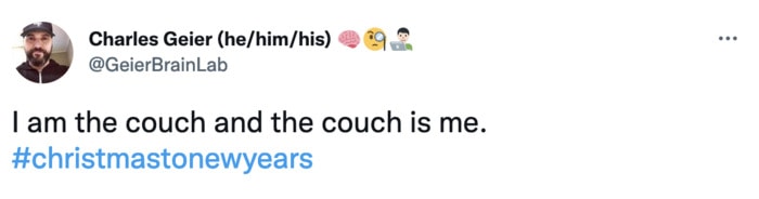 Days Between Christmas and New Years Memes - Couch