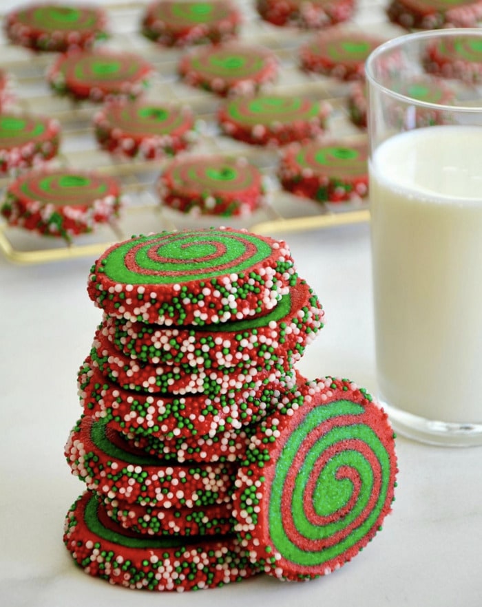 Popular Christmas Cookie in Each State - pinwheels