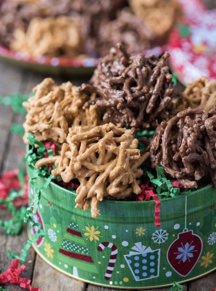 Popular Christmas Cookie in Each State - Haystacks