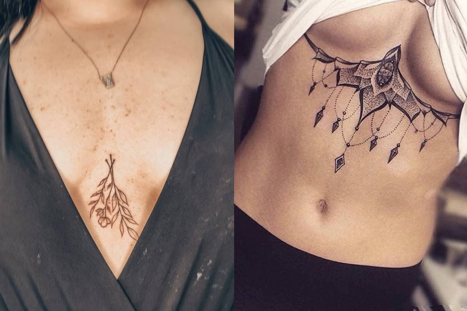 315 Phenomenal Underboob and Sternum Tattoos to Explore in 2023