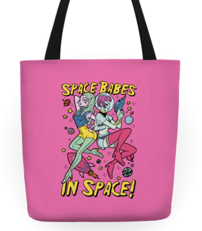 Aquarius Gifts - Space Babes in Space Tote Bag