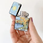 Aquarius Gifts - The Star Flip Top Lighter